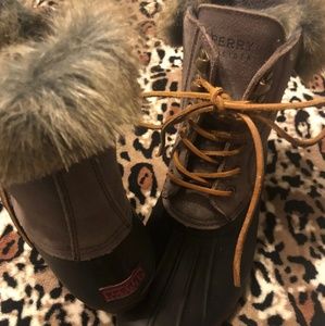 Rare Sperry duck boots Sz.8